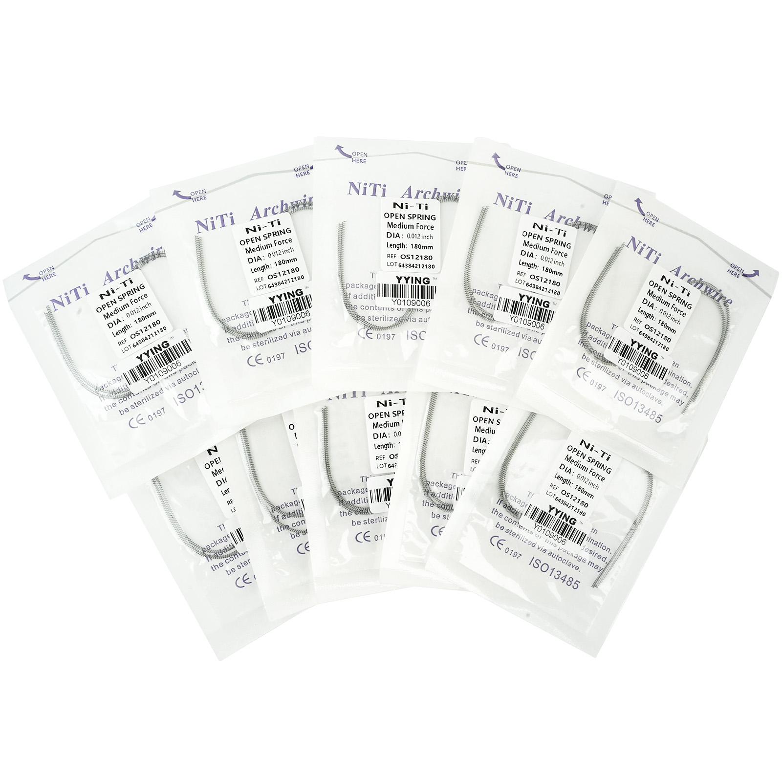 Dental Orthodontic NITI Open Coil Springs