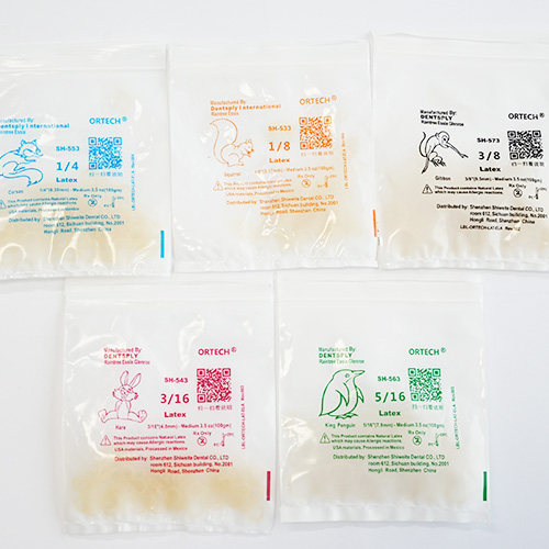 Dental Orthodontic Elastics Rubber Bands Power Chains 100/Bag