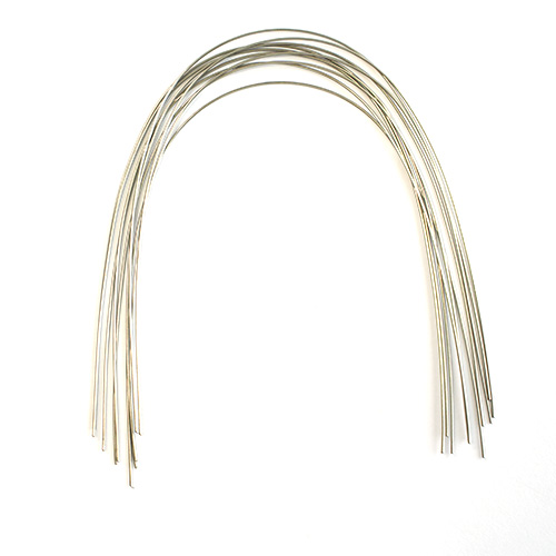 Dental Orthodontics Super Elastic Round Arch Wires Ovoid Form